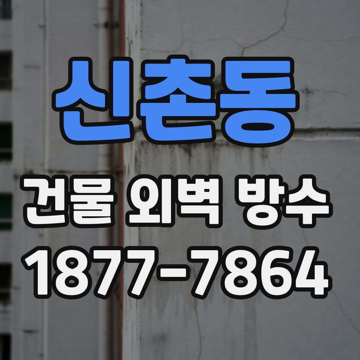 신촌동 건물 외벽 방수