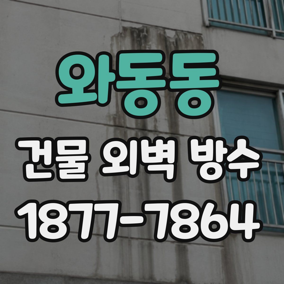 와동동 건물 외벽 방수