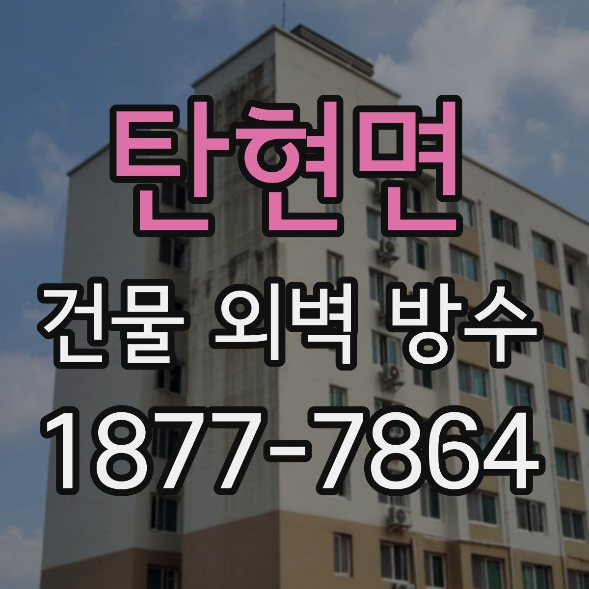 탄현면 건물 외벽 방수