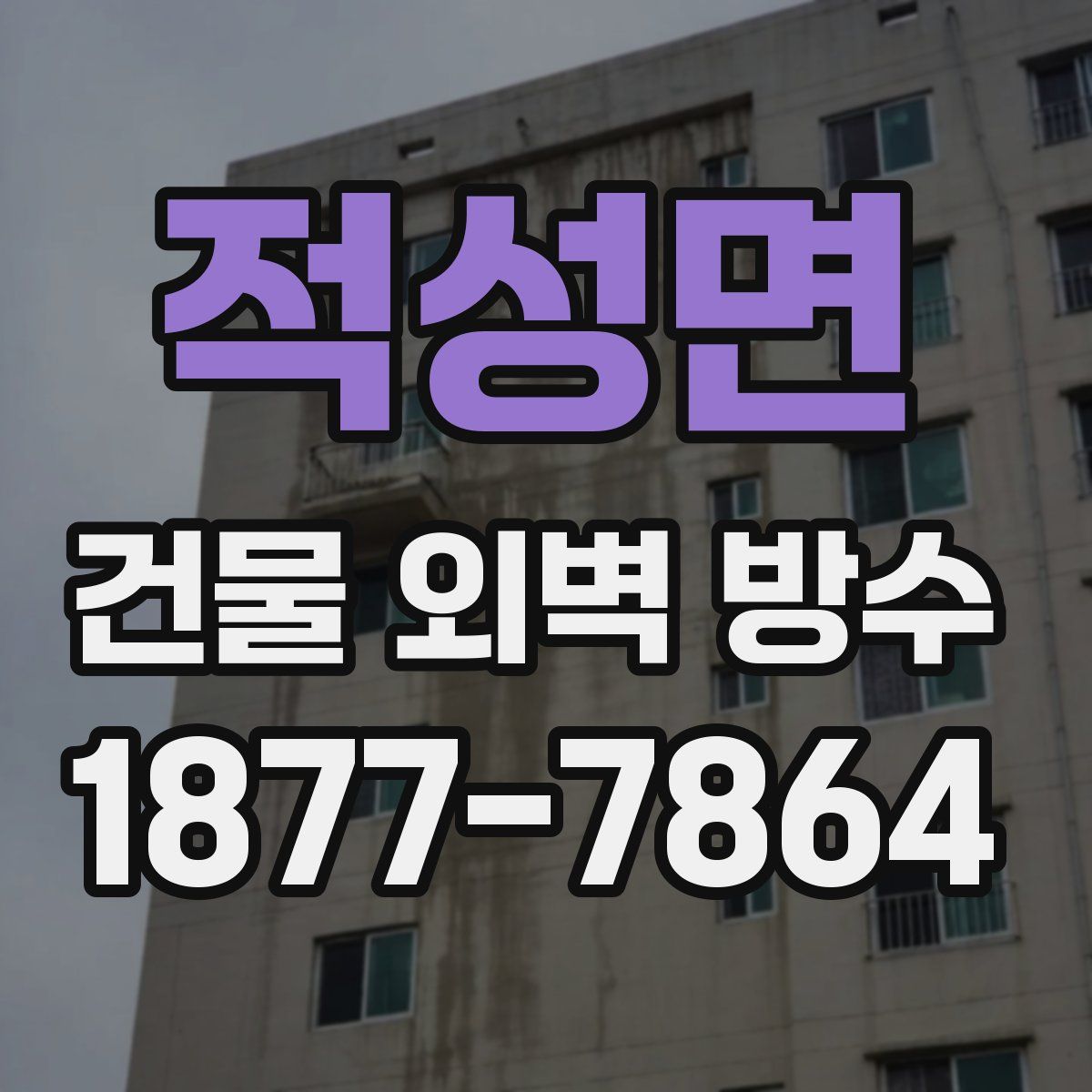 적성면 건물 외벽 방수