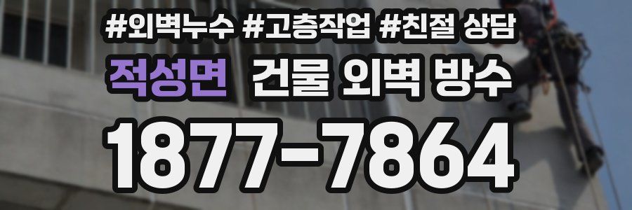 적성면 건물 외벽 방수