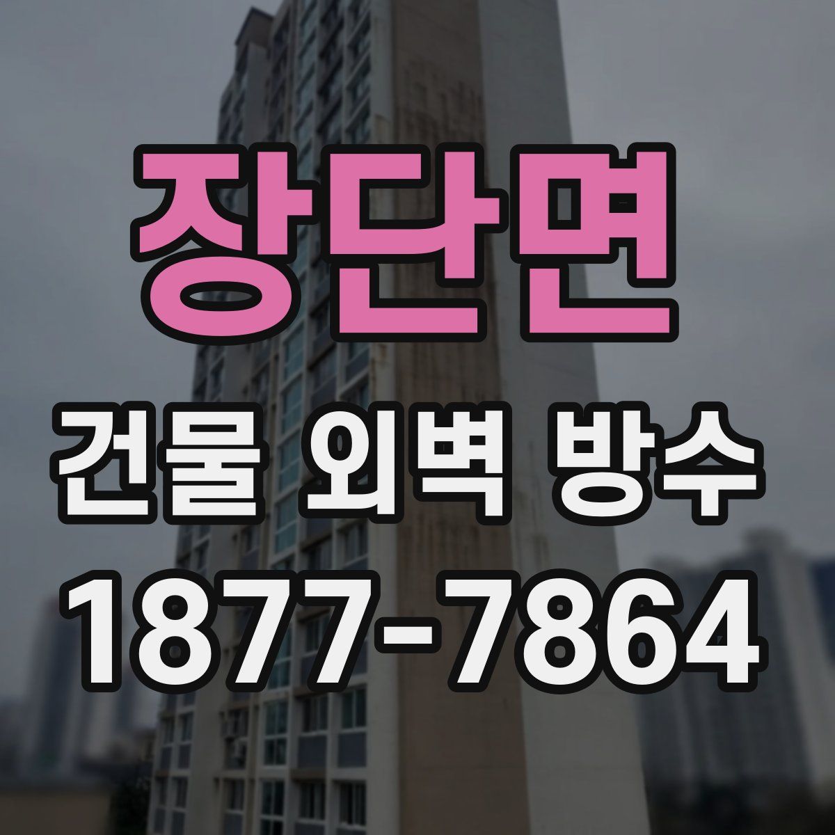 장단면 건물 외벽 방수