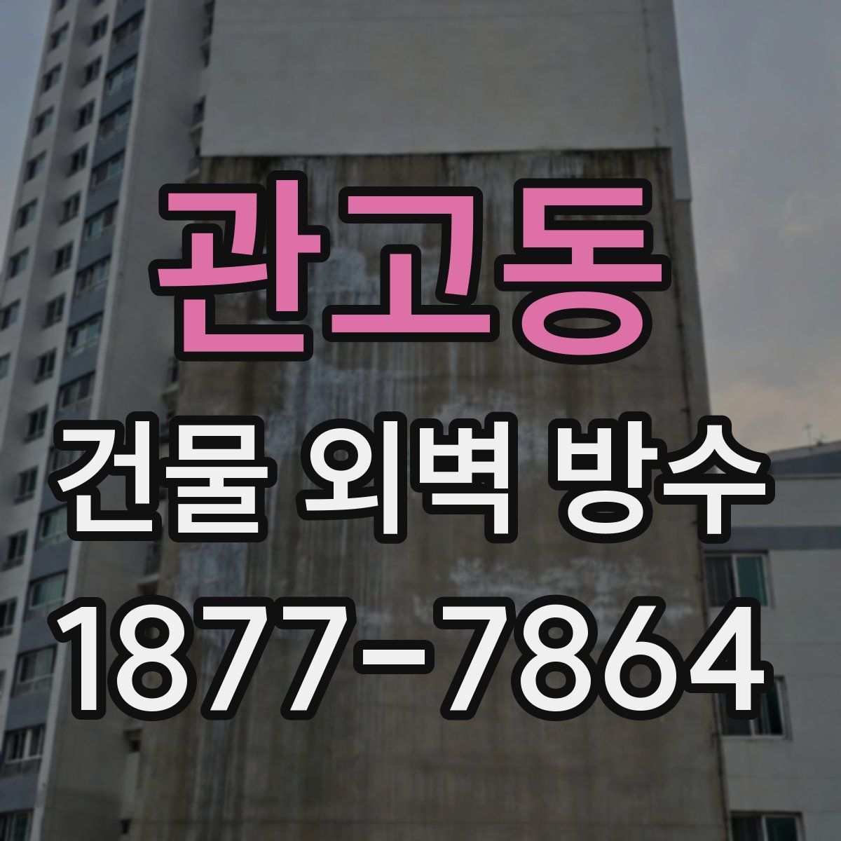 관고동 건물 외벽 방수