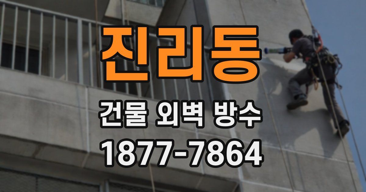 진리동 건물 외벽 방수