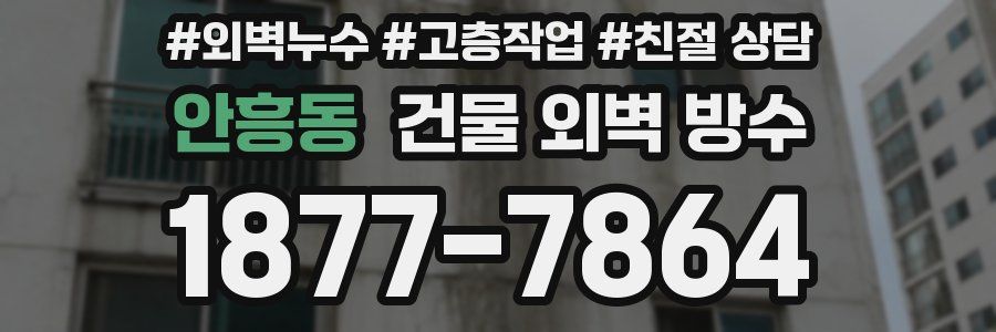 안흥동 건물 외벽 방수