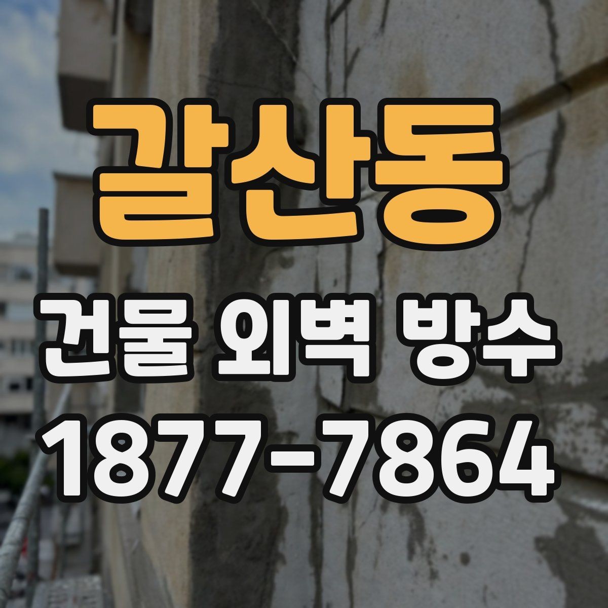 갈산동 건물 외벽 방수 견적이 달라지는 현장 변수