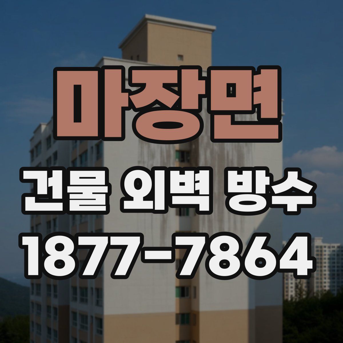 마장면 건물 외벽 방수
