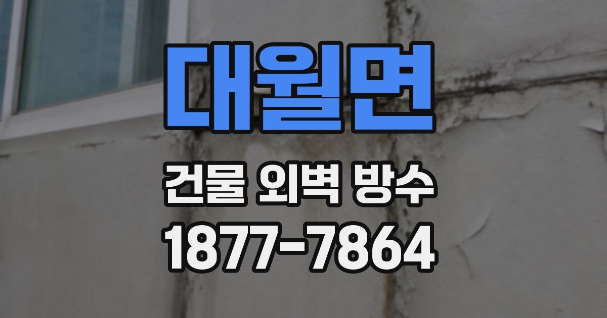 대월면 건물 외벽 방수