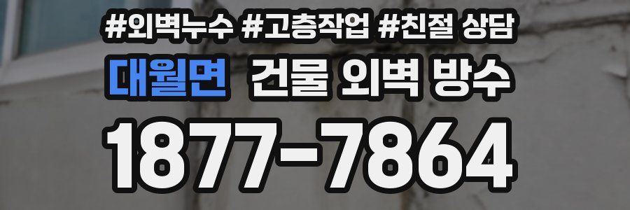대월면 건물 외벽 방수
