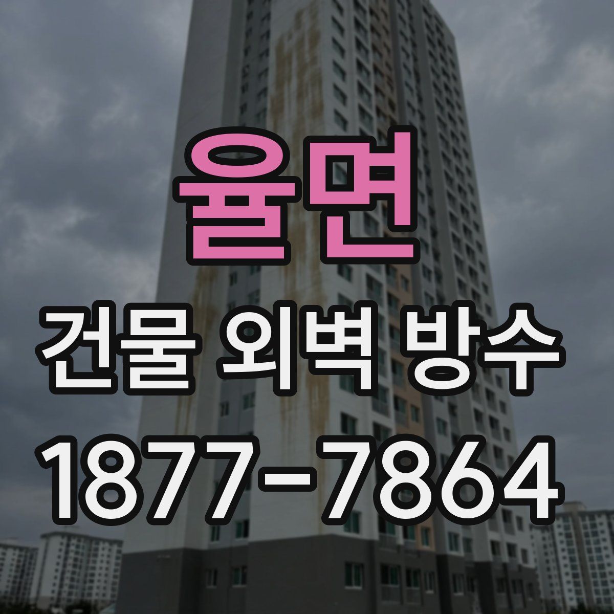 율면 건물 외벽 방수