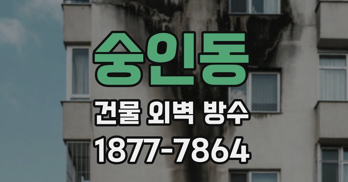 숭인동 건물 외벽 방수