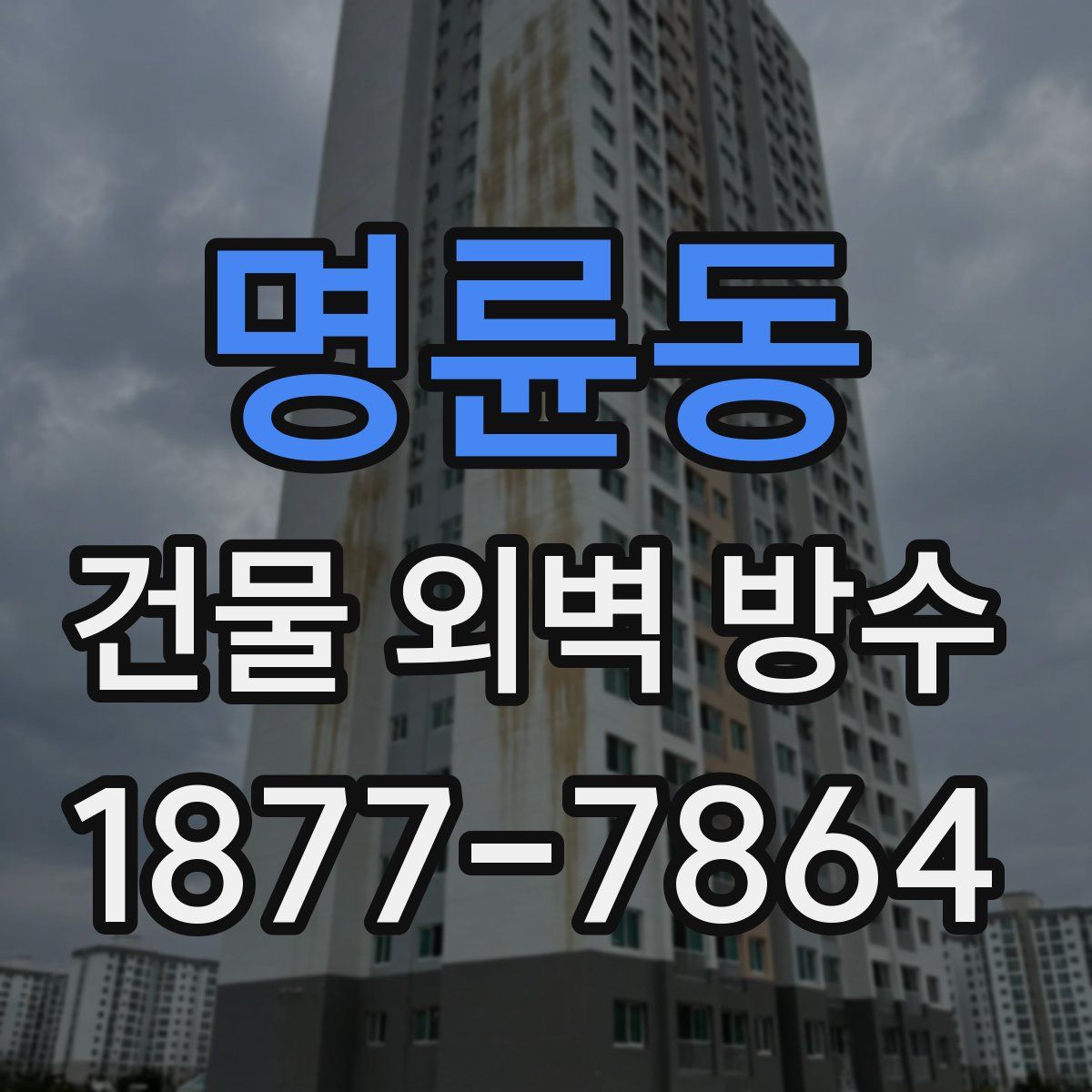명륜동 건물 외벽 방수