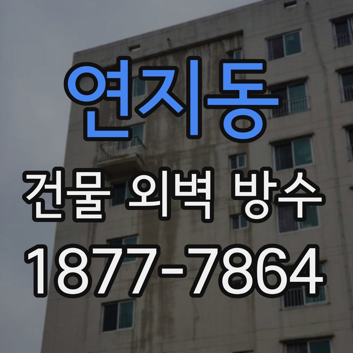 연지동 건물 외벽 방수