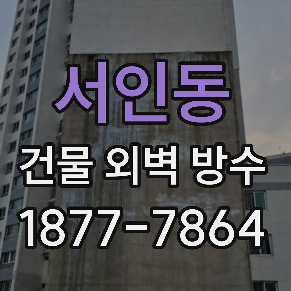 서인동 건물 외벽 방수