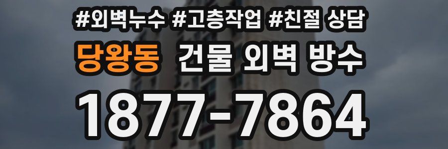 당왕동 건물 외벽 방수
