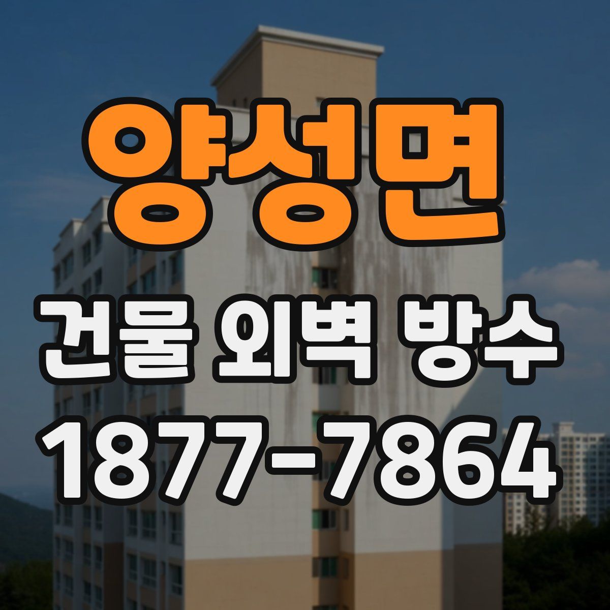 양성면 건물 외벽 방수