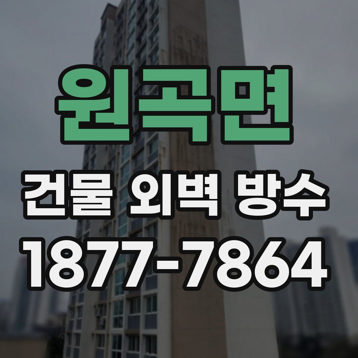 원곡면 건물 외벽 방수