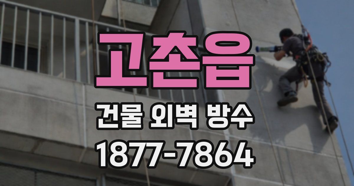 고촌읍 건물 외벽 방수