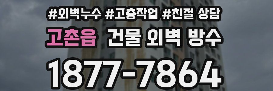 고촌읍 건물 외벽 방수