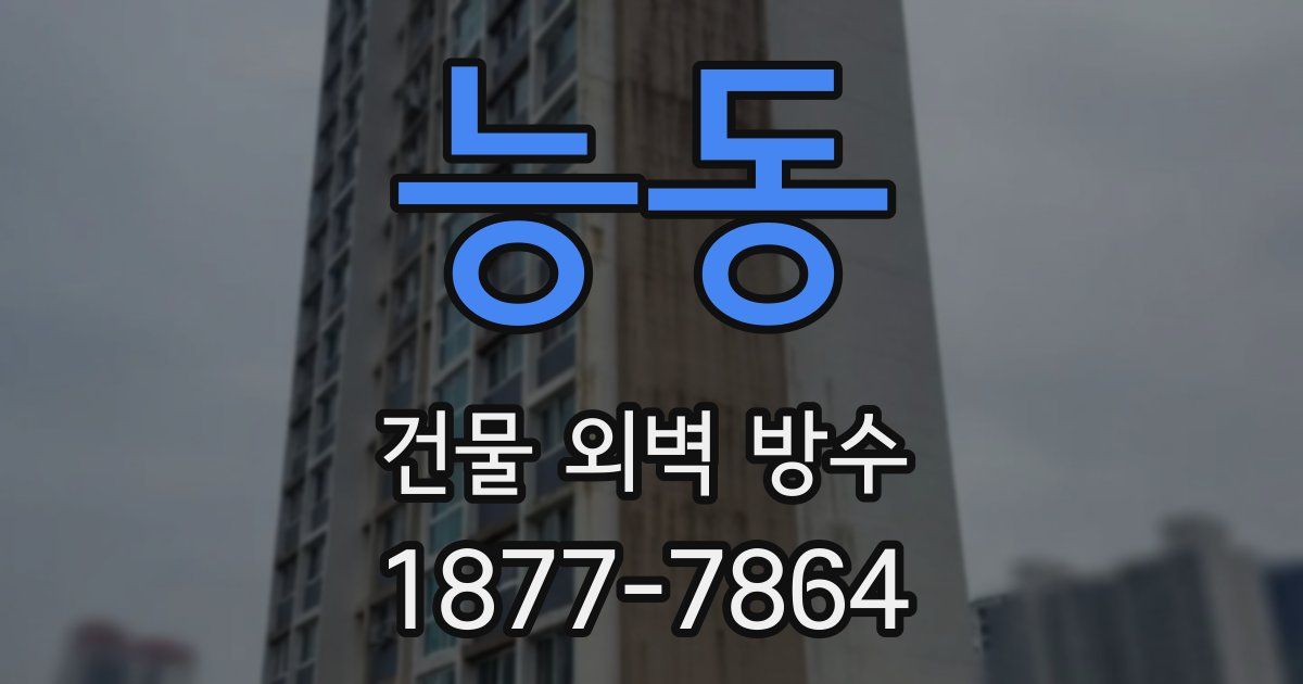 능동 건물 외벽 방수