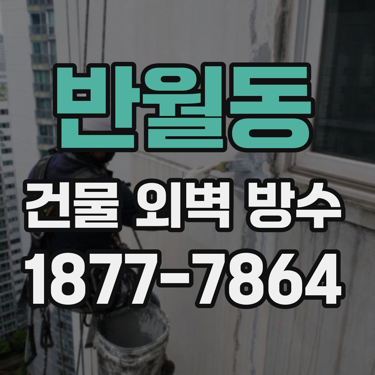 반월동 건물 외벽 방수