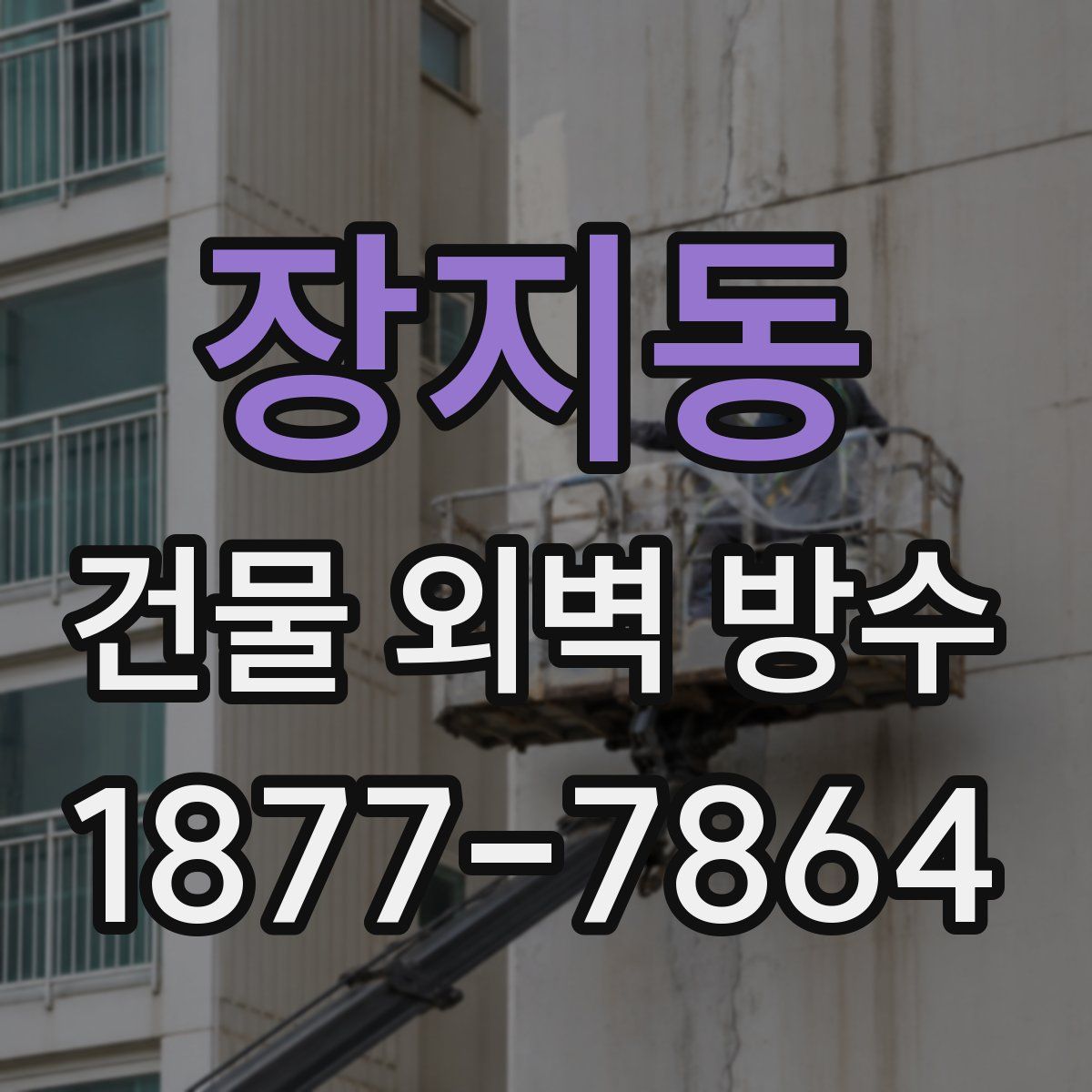 장지동 건물 외벽 방수