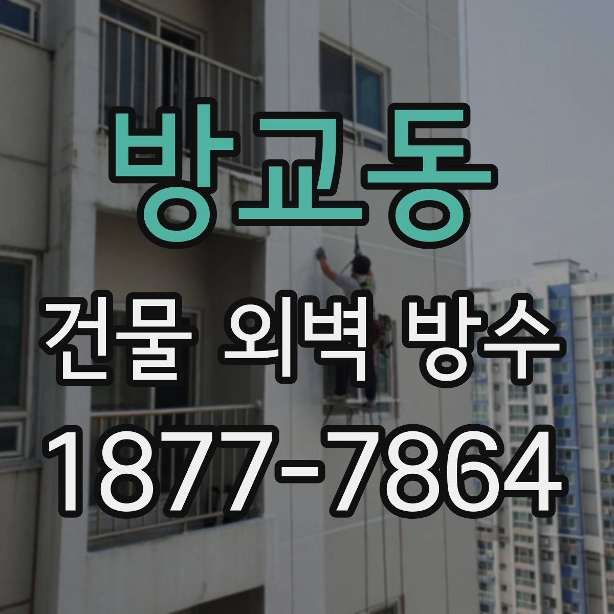 방교동 건물 외벽 방수