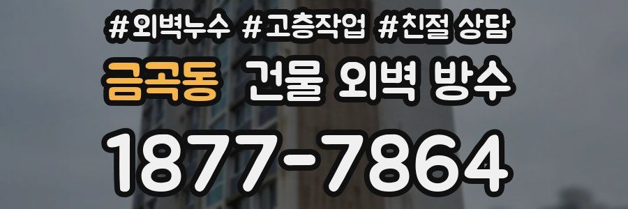 금곡동 건물 외벽 방수