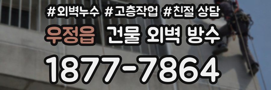 우정읍 건물 외벽 방수
