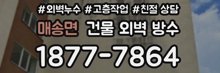매송면 건물 외벽 방수