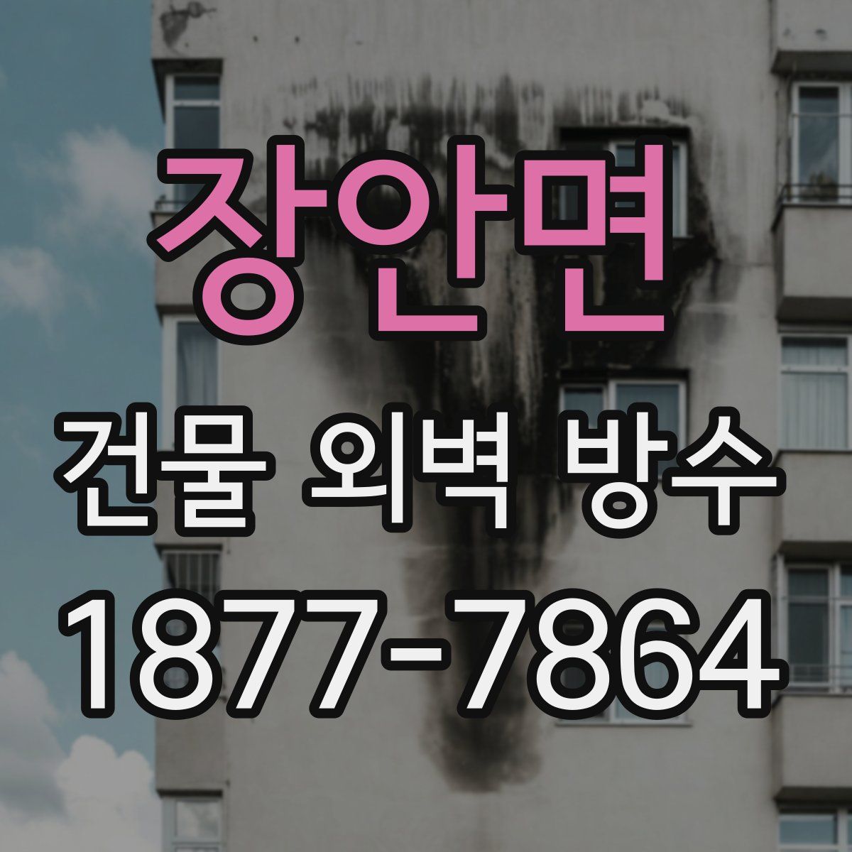 장안면 건물 외벽 방수