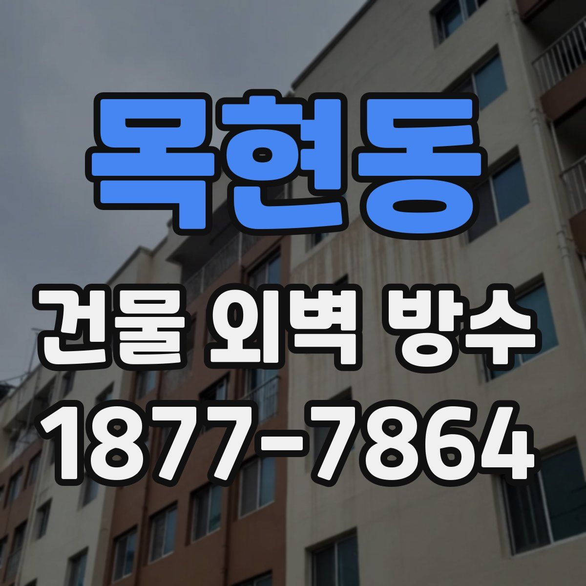 목현동 건물 외벽 방수