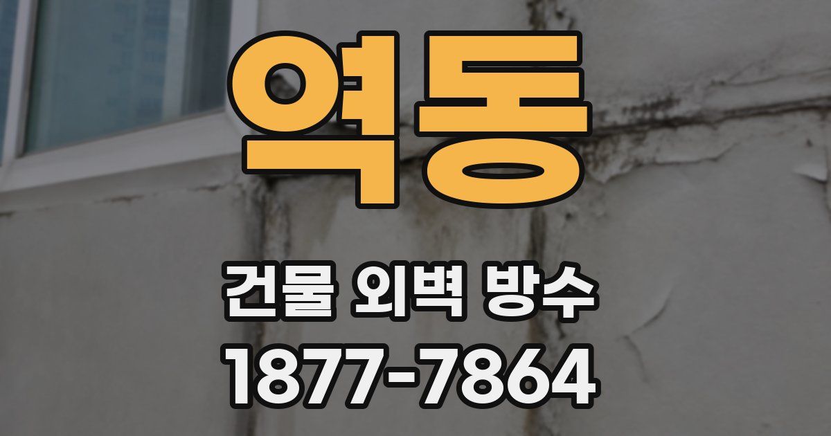 역동 건물 외벽 방수