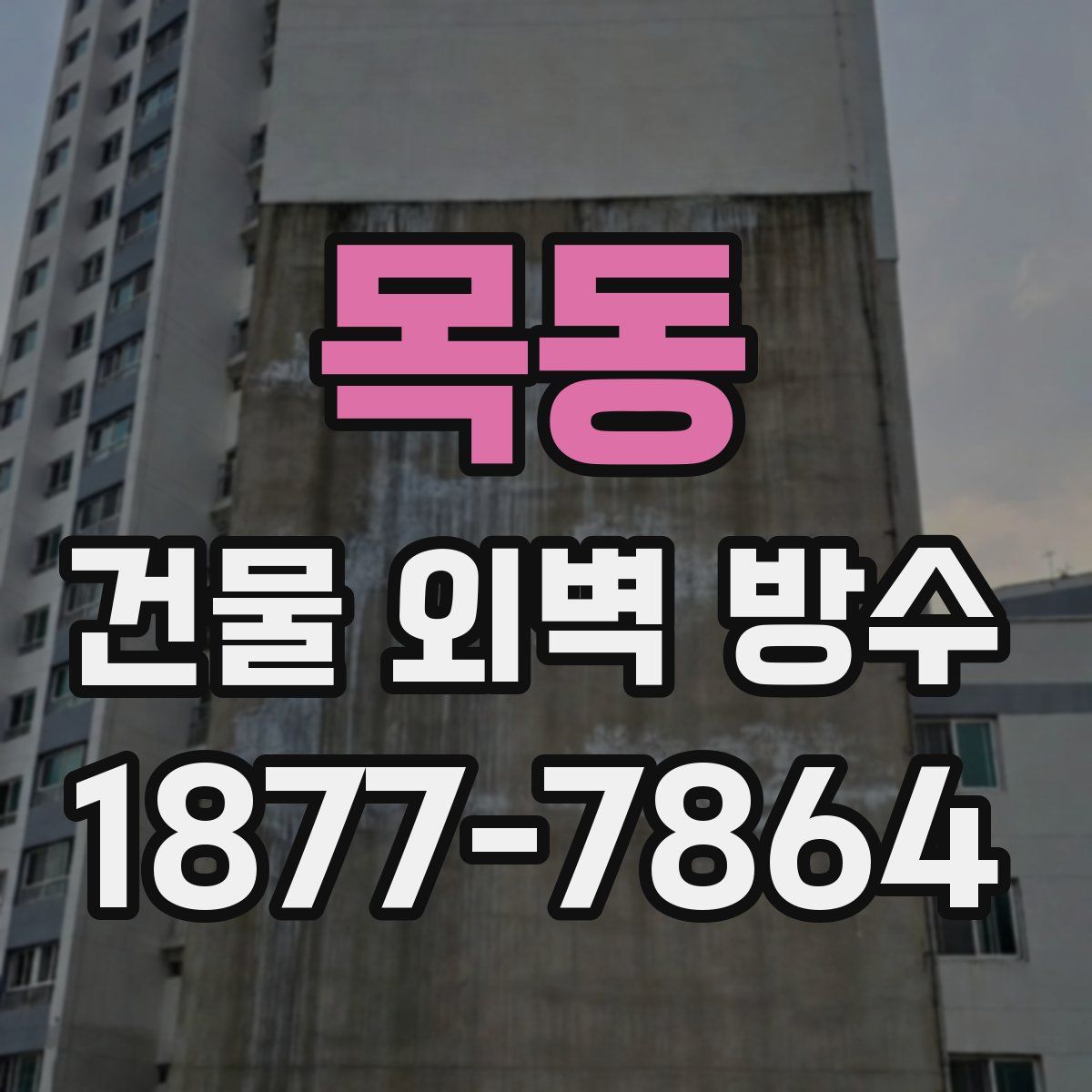 목동 건물 외벽 방수
