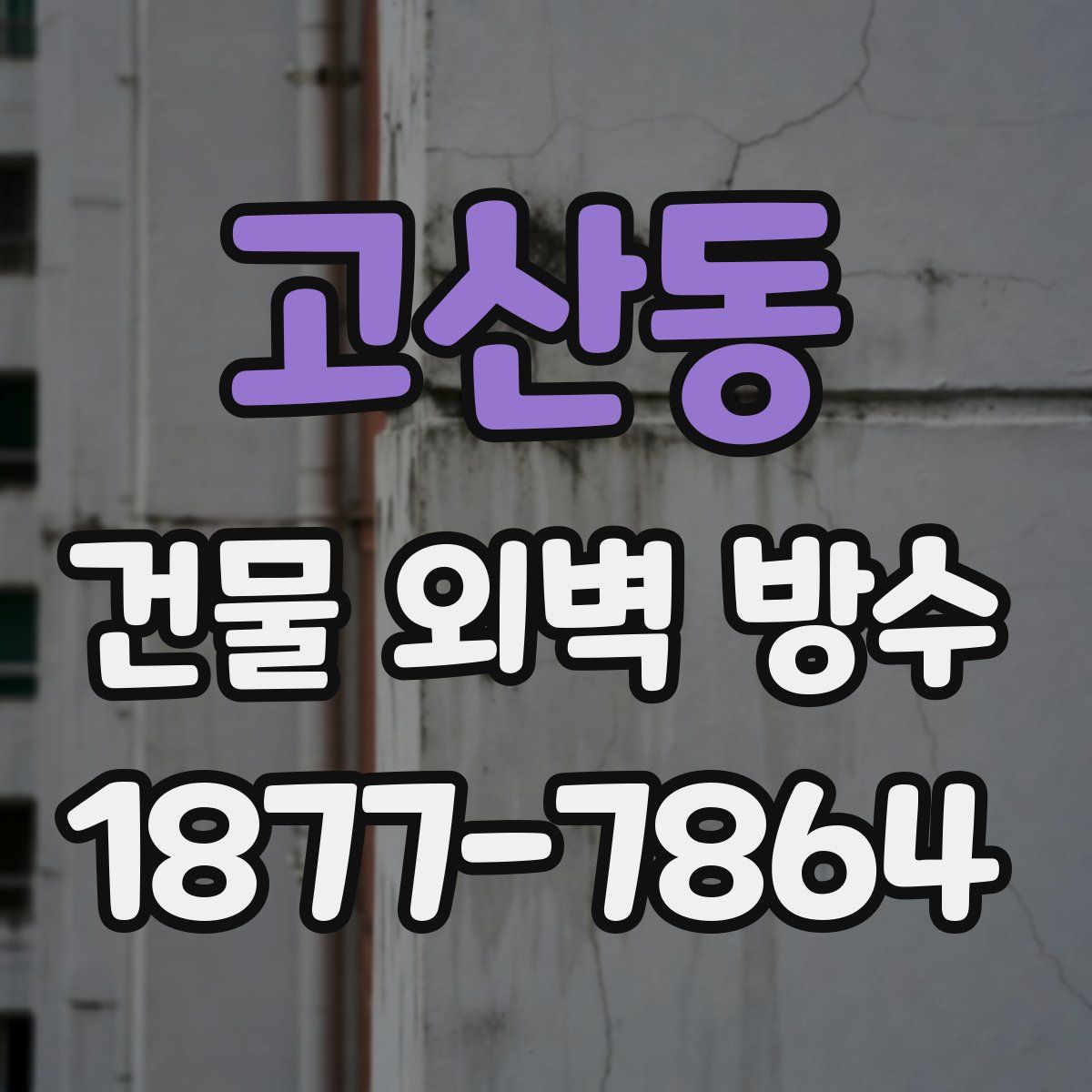 고산동 건물 외벽 방수
