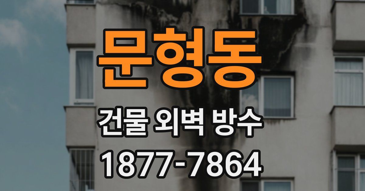 문형동 건물 외벽 방수