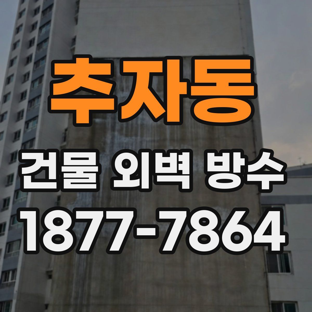 추자동 건물 외벽 방수
