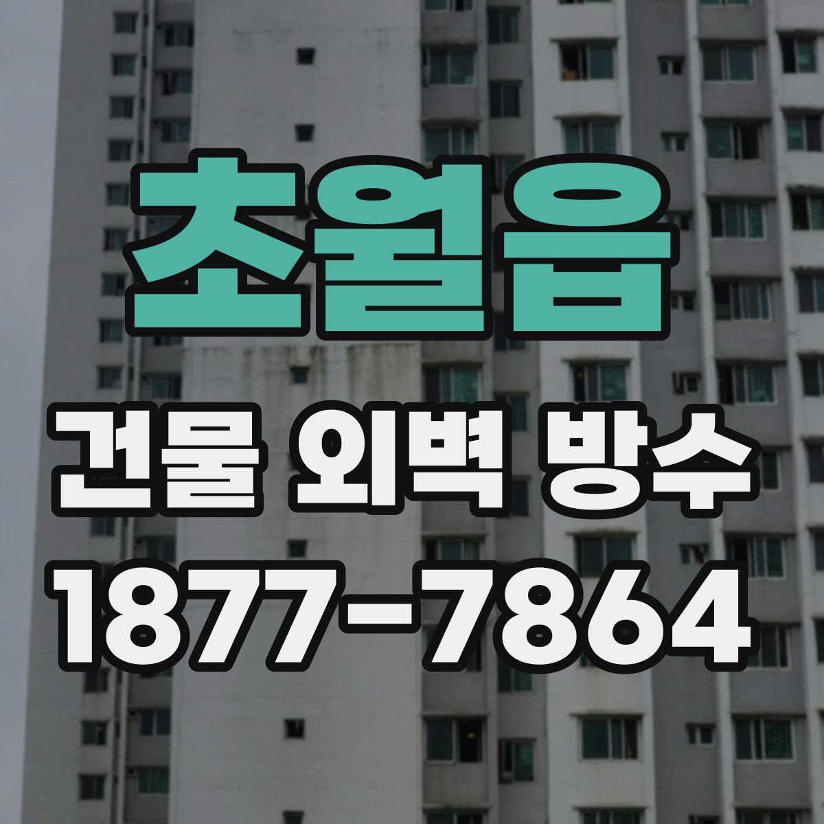 초월읍 건물 외벽 방수