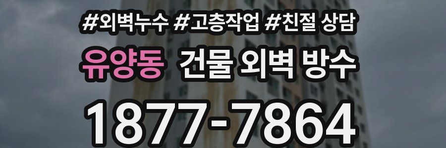 유양동 건물 외벽 방수