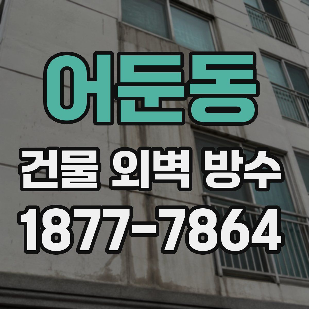 어둔동 건물 외벽 방수
