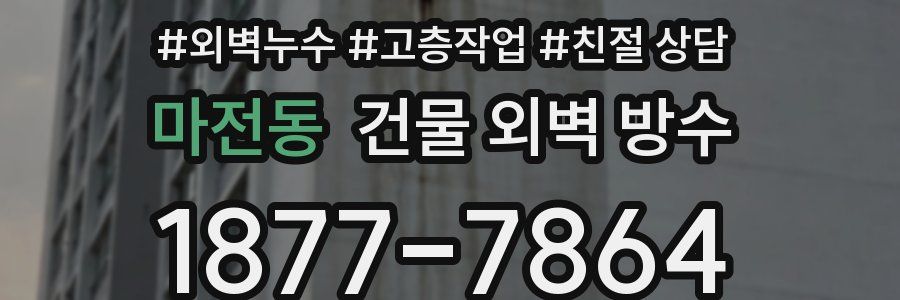 마전동 건물 외벽 방수