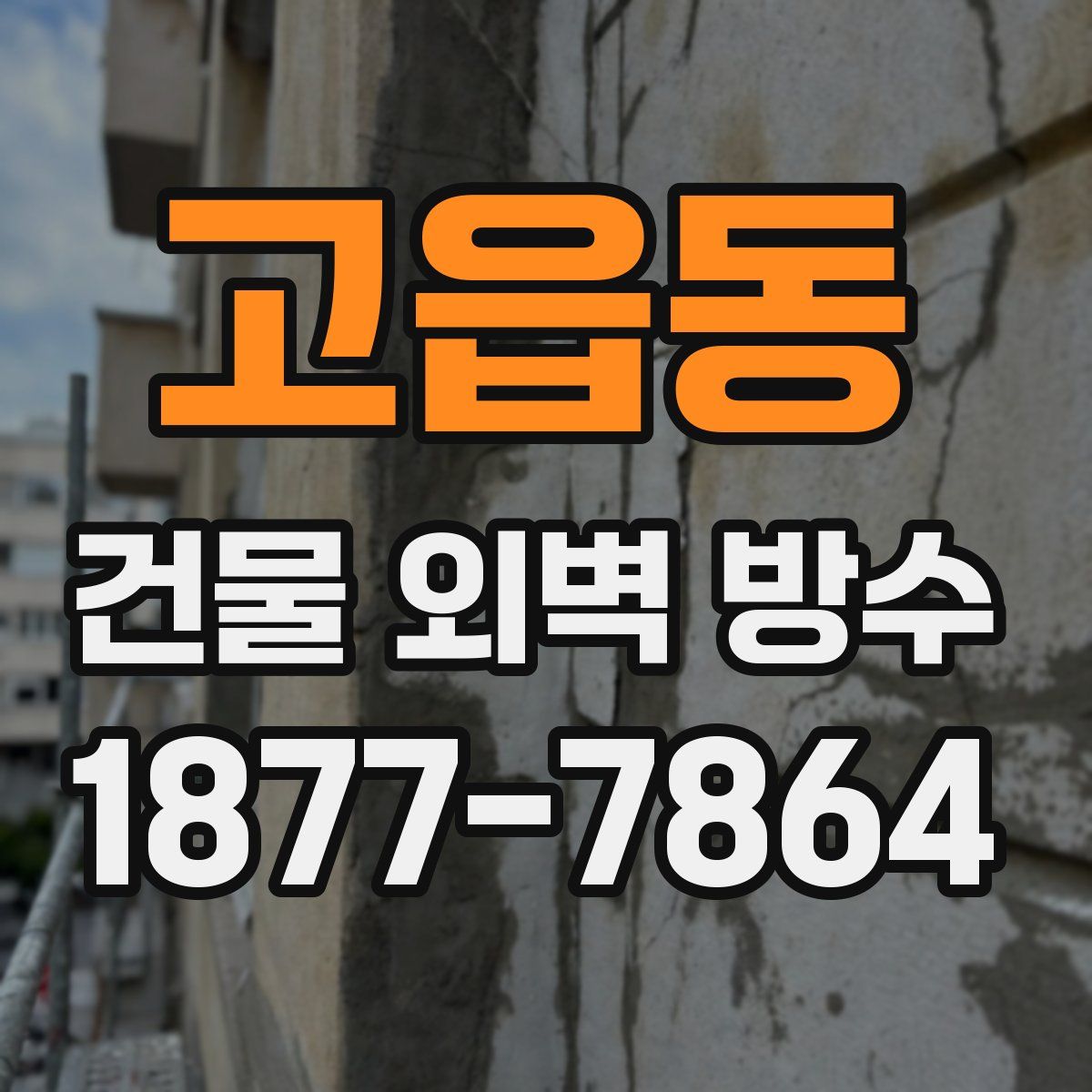 고읍동 건물 외벽 방수