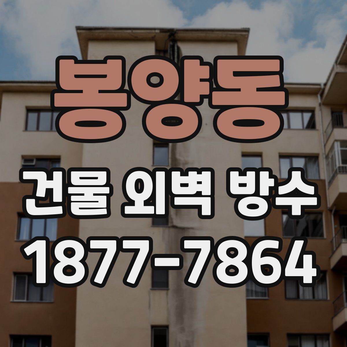 봉양동 건물 외벽 방수