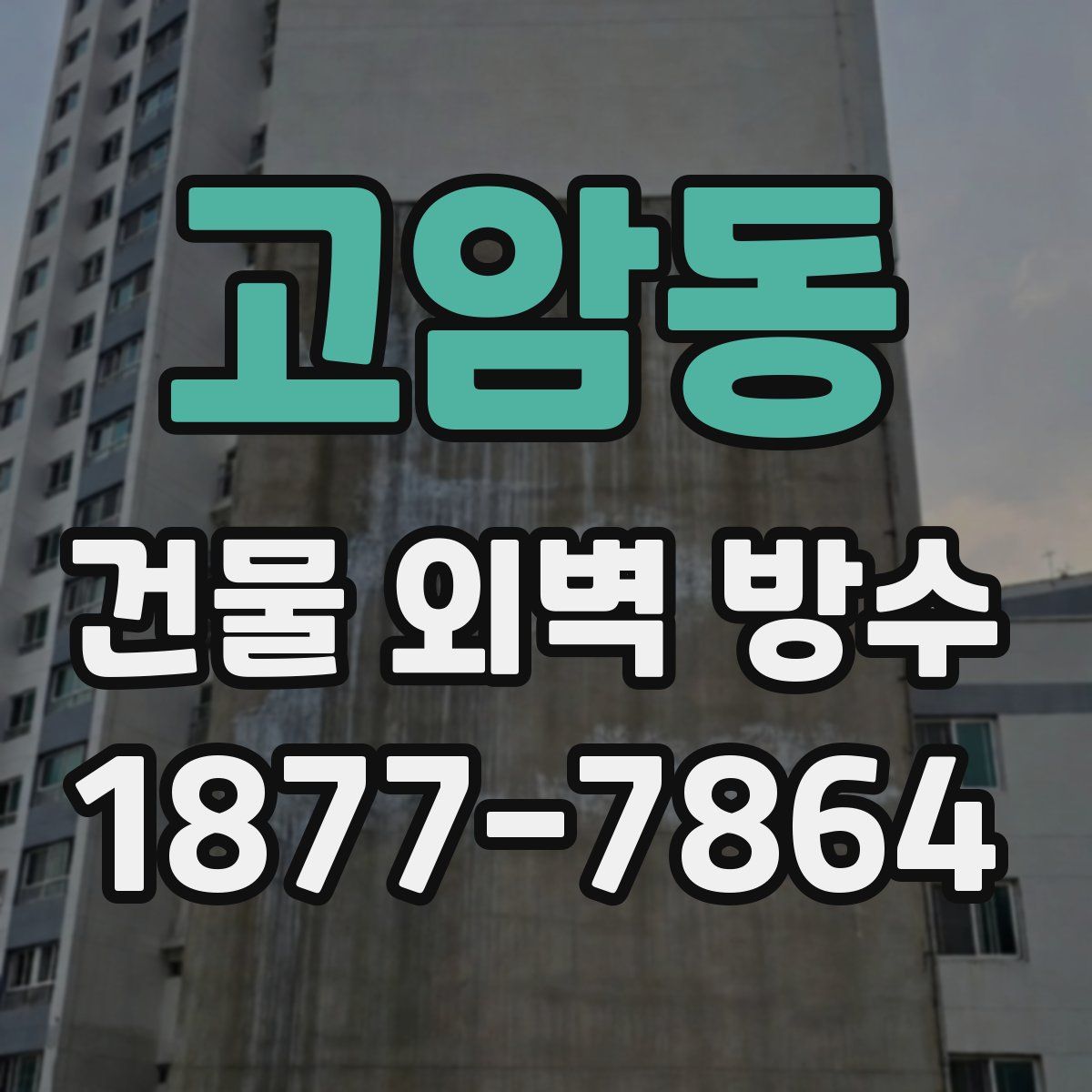고암동 건물 외벽 방수