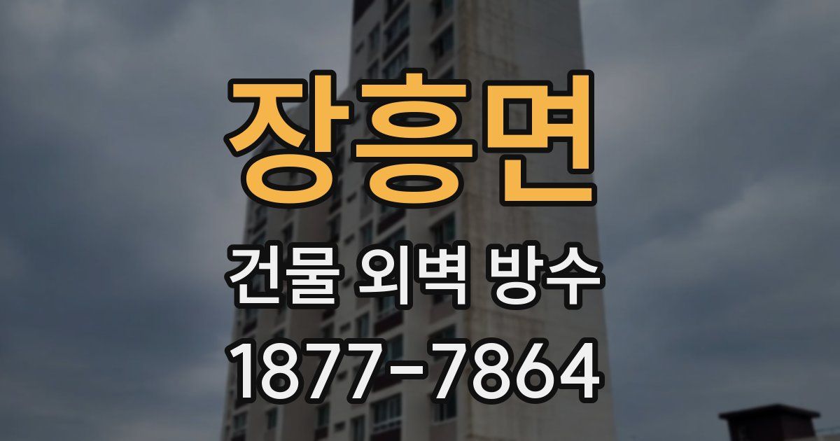 장흥면 건물 외벽 방수