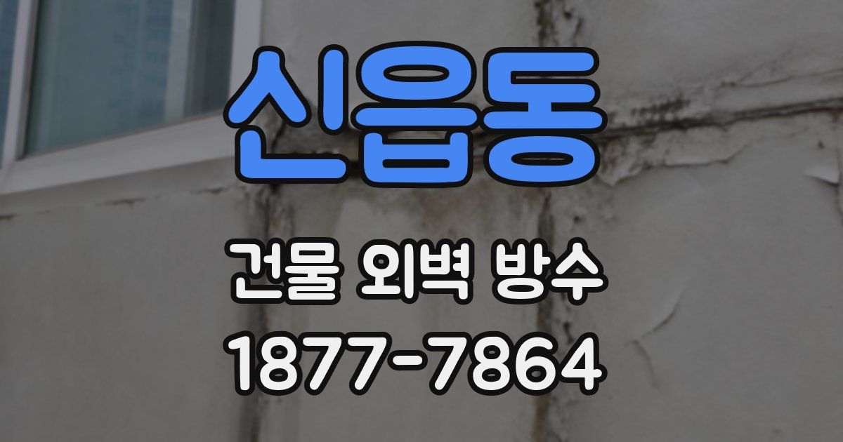 신읍동 건물 외벽 방수