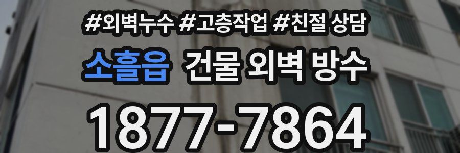 소흘읍 건물 외벽 방수