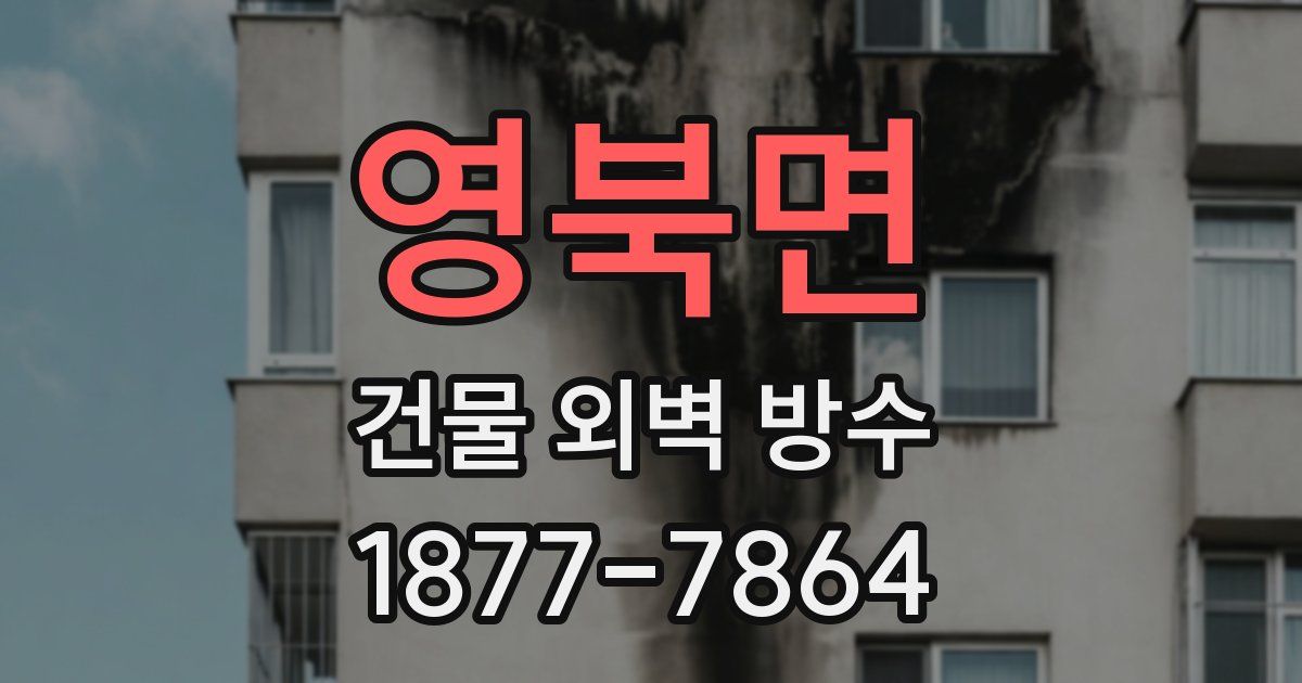 영북면 건물 외벽 방수
