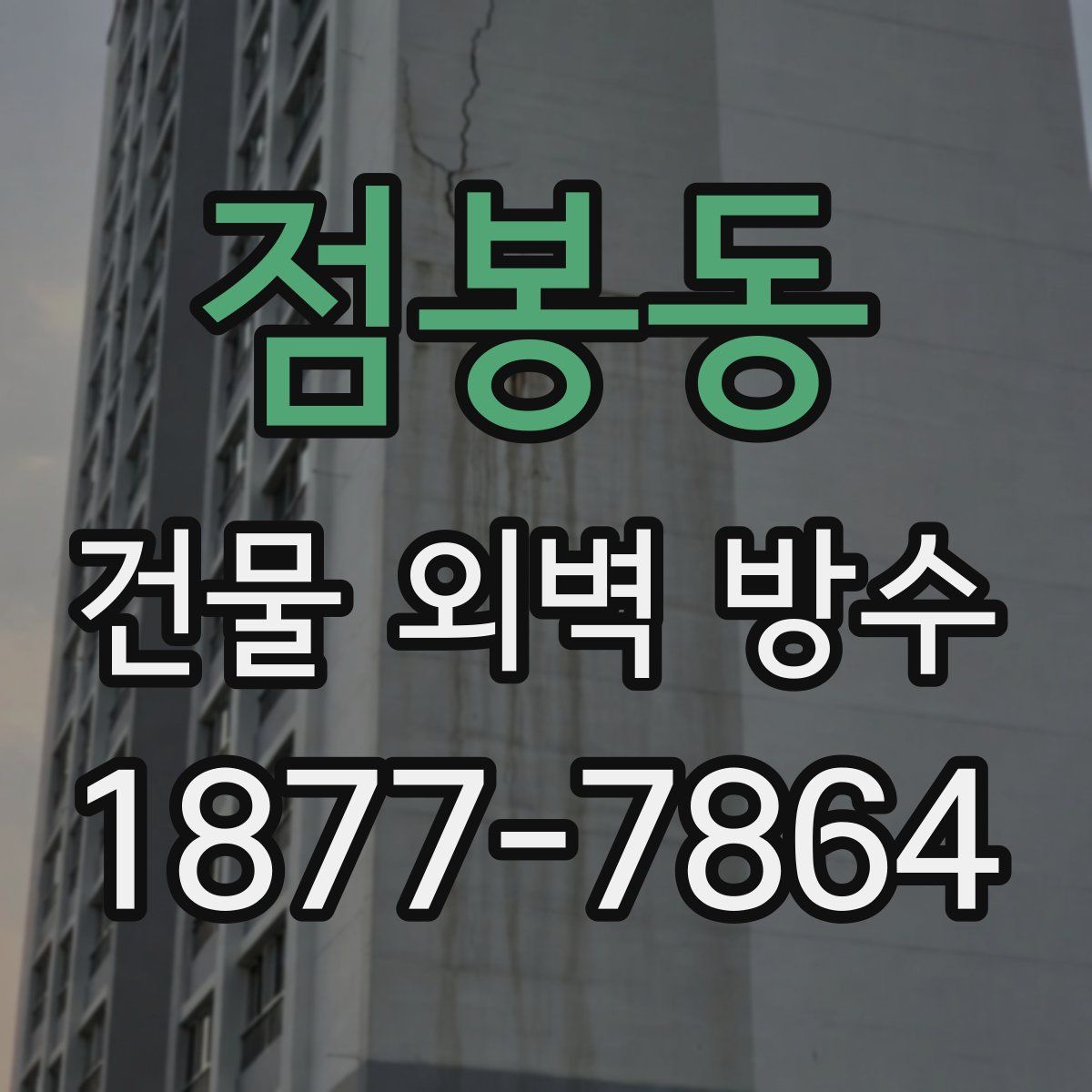 점봉동 건물 외벽 방수