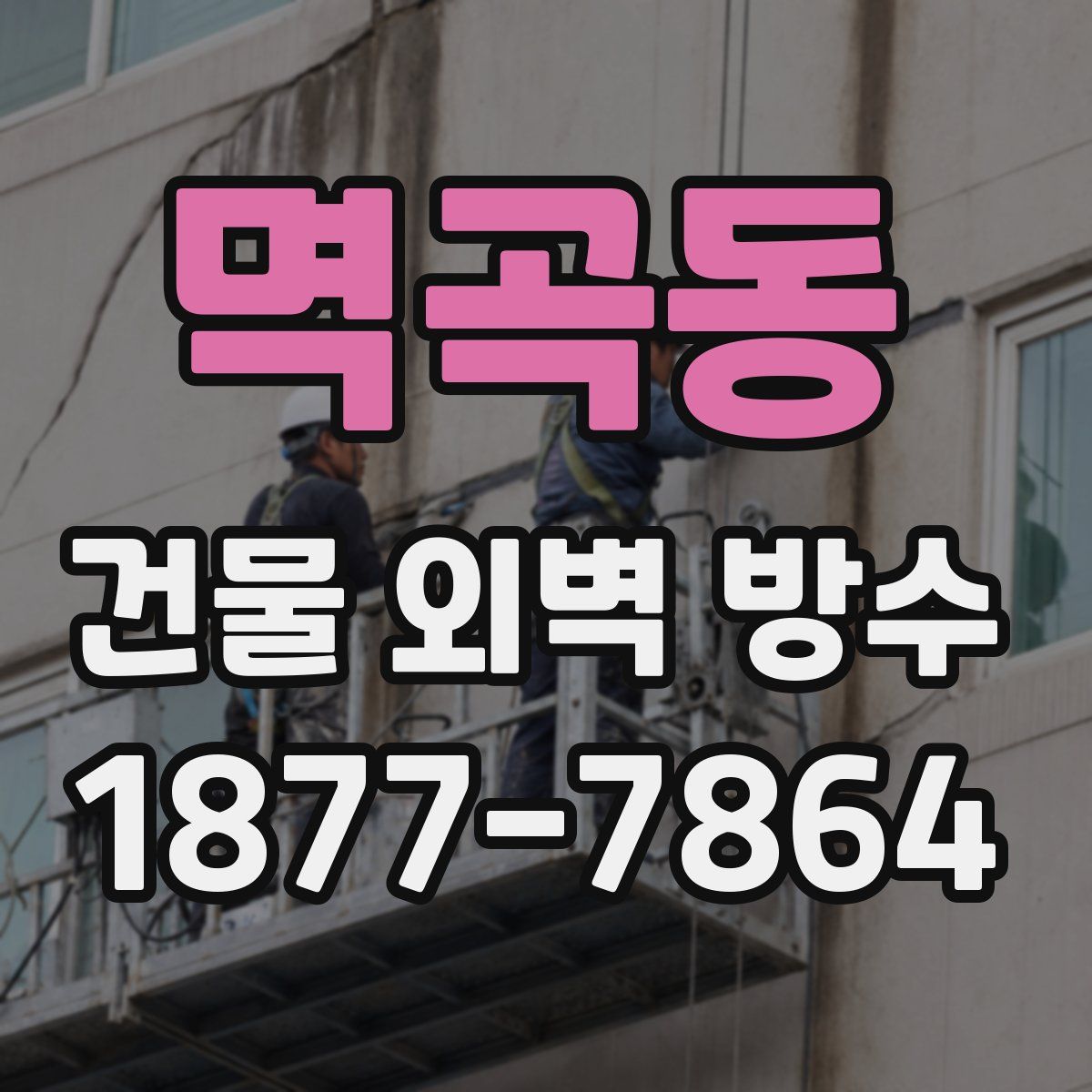 멱곡동 건물 외벽 방수